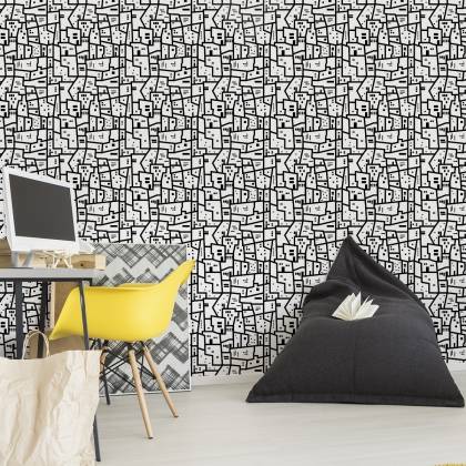 Tapeta Minimalistyczny Miejski Wzór
