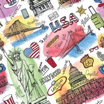 Tapeta Atrakcje Usa