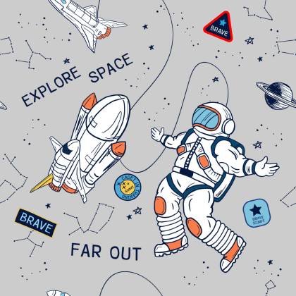 Tapeta Kosmiczny Spacer Astronauty