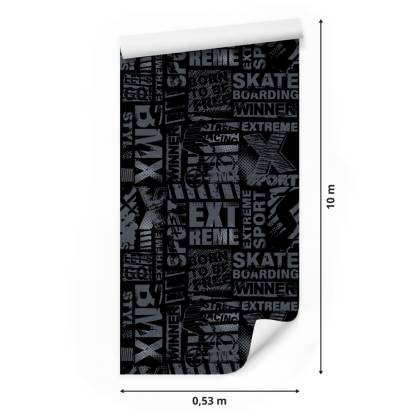 Tapeta Skaterska Typografia