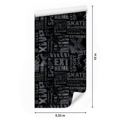 Tapeta Skaterska Typografia