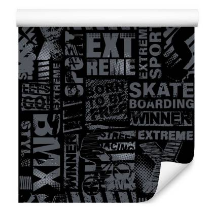 Tapeta Skaterska Typografia