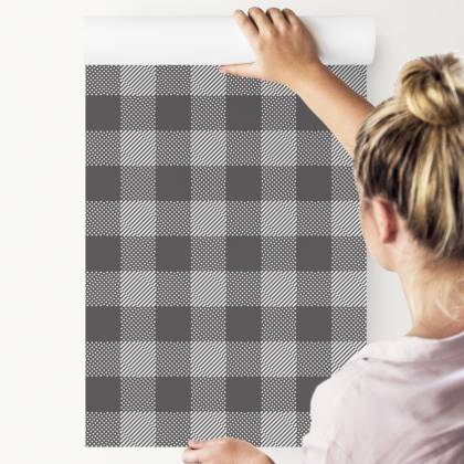 Tapeta Modernistyczna Abstrakcyjna Krata
