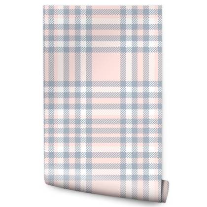 Tapeta Piękna Krata W Delikatnych Pastelowych Kolorach