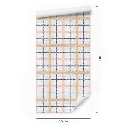 Tapeta 3D W Kratę Optyczna Geometryczna, Sypialnia