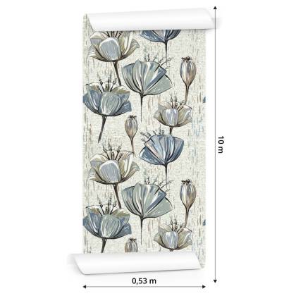 Tapeta Tulipany W Stylu Vintage