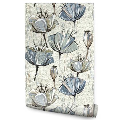 Tapeta Tulipany W Stylu Vintage