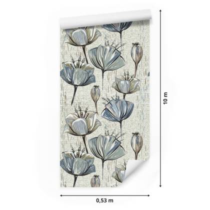 Tapeta Tulipany W Stylu Vintage
