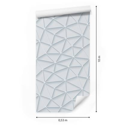 Tapeta Nowoczesna, Geometryczna, 3D, Do Salonu