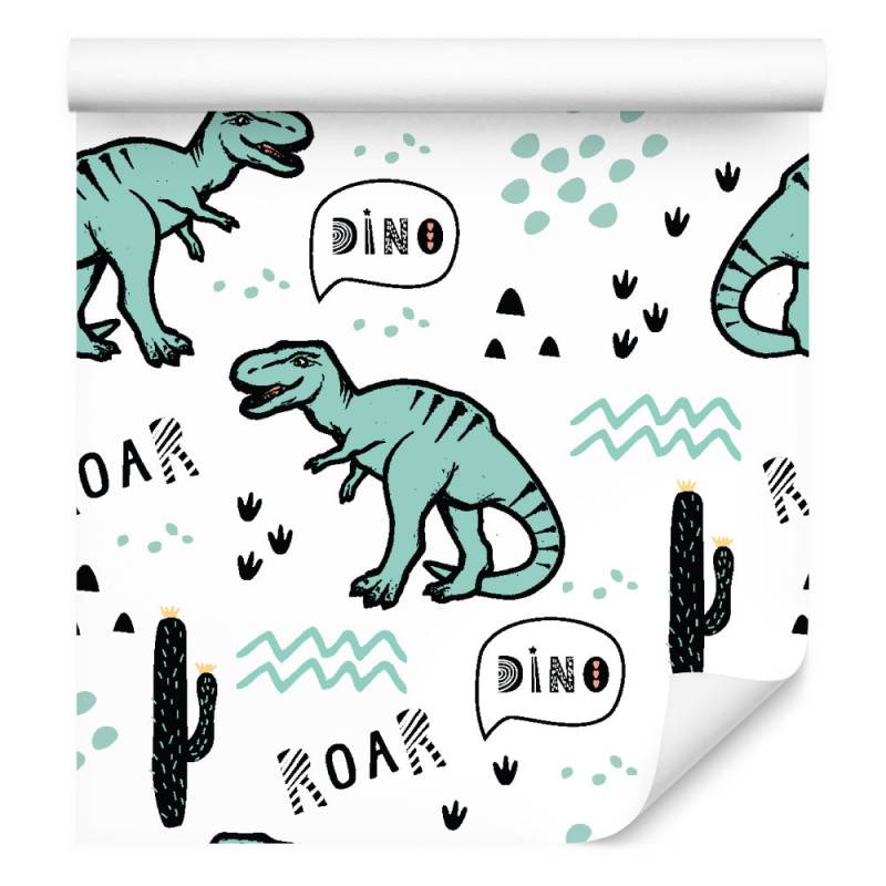 Tapeta W Dinozaury, Kaktusy, Do Pokoju Dziecka