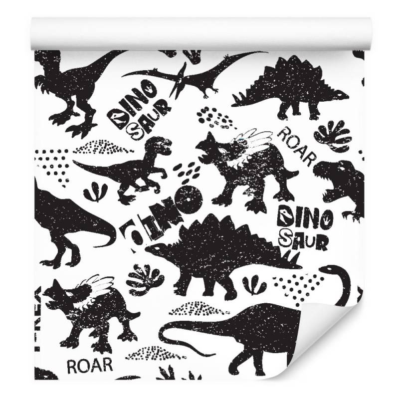 Tapeta Dinozaury Liście, Do Pokoju Dziecka