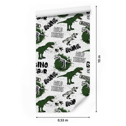 Tapeta Do Pokoju Młodzieżowego, Dinozaury