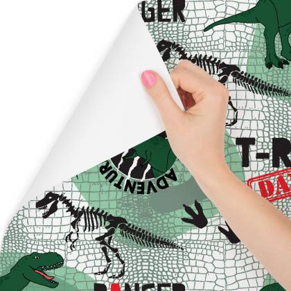 Tapeta Dla Dzieci Dinozaury, Zwierzęta, Zieleń