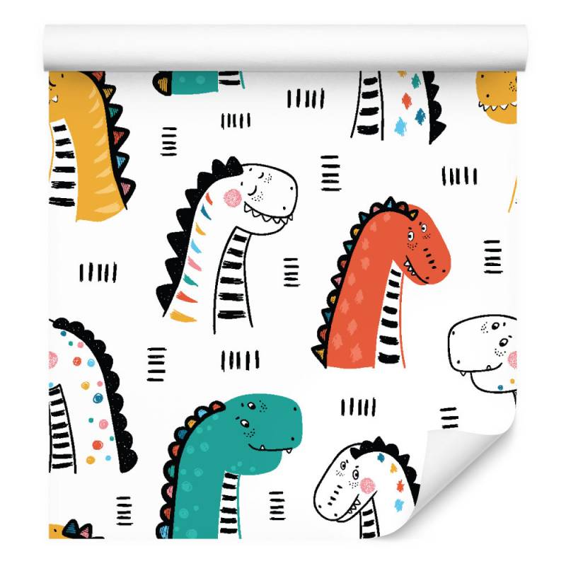 Tapeta Kolorowe Dinozaury