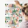Tapeta Modernistyczny Kwiatowy Patchwork