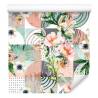 Tapeta Modernistyczny Kwiatowy Patchwork