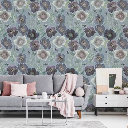 Tapeta Piękne Kwiaty W Stylu Vintage