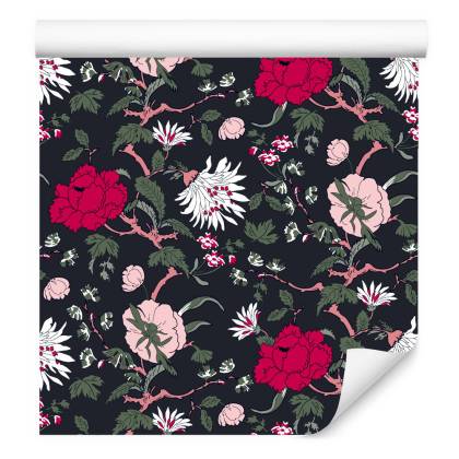 Tapeta Kwiaty W Stylu Vintage