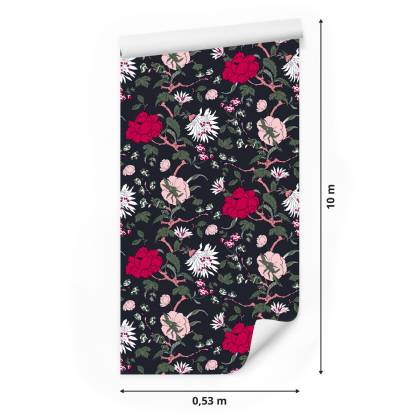 Tapeta Kwiaty W Stylu Vintage