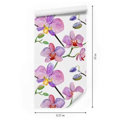 Tapeta Do Salonu Orchidee Storczyki Kwiaty Rośliny