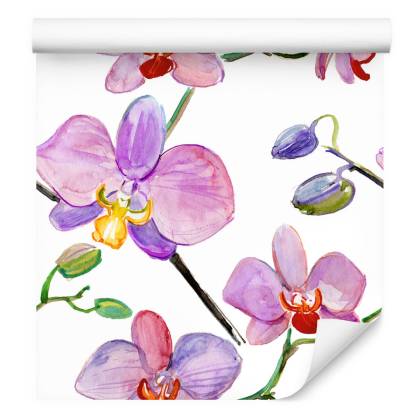 Tapeta Do Salonu Orchidee Storczyki Kwiaty Rośliny