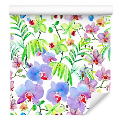 Tapeta Orchidea Storczyki Rośliny Kwiaty Do Salonu