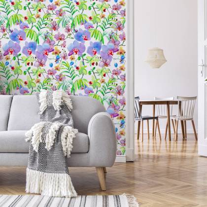 Tapeta Orchidea Storczyki Rośliny Kwiaty Do Salonu