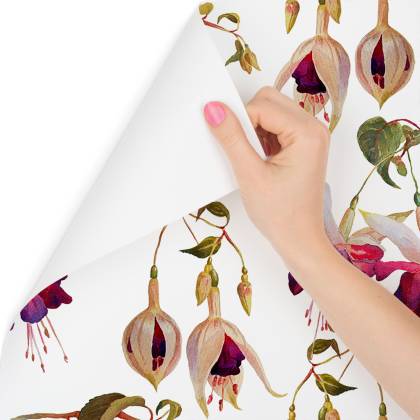 Tapeta Kwiaty Fuksja Natura Przyroda Do Salonu
