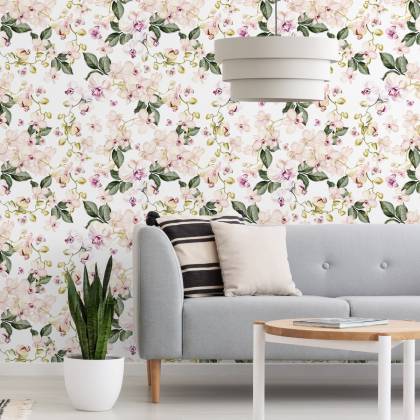 Tapeta Orchidea Storczyk Kwiaty Natura Do Salonu