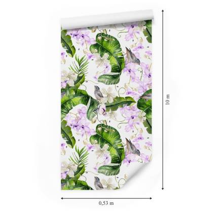 Tapeta Do Salonu Rośliny Natura Storczyki Kwiaty