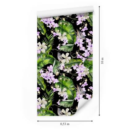 Tapeta Do Salonu Storczyki Natura Kwiaty Rośliny