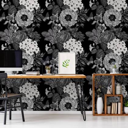 Tapeta Piwonie Vintage