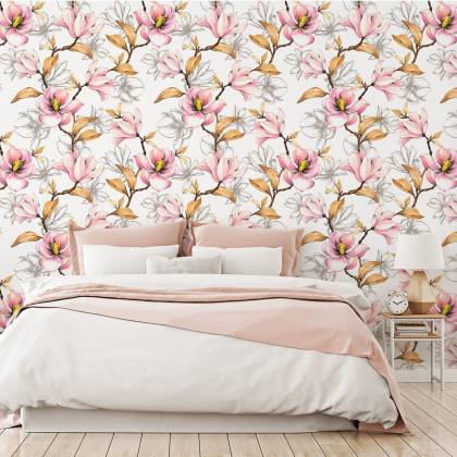 Tapeta Jesienne Magnolie