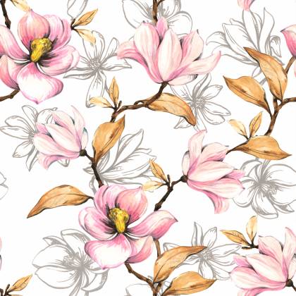 Tapeta Jesienne Magnolie
