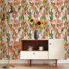 Tapeta Wiosenne Tulipany W Stylu Vintage