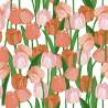 Tapeta Wiosenne Tulipany W Stylu Vintage
