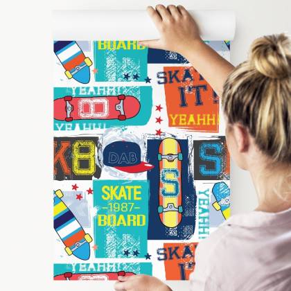 Tapeta Deskorolki I Napisy