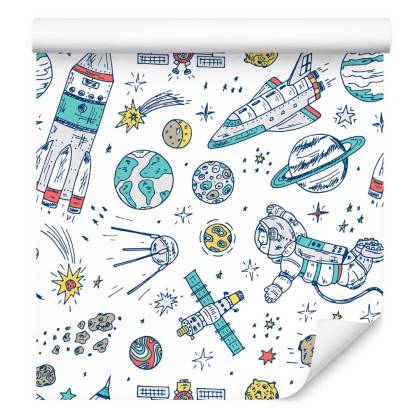 Tapeta Kosmos W Stylu Skandynawskim
