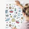Tapeta Planety Gwiazdy I Ufo
