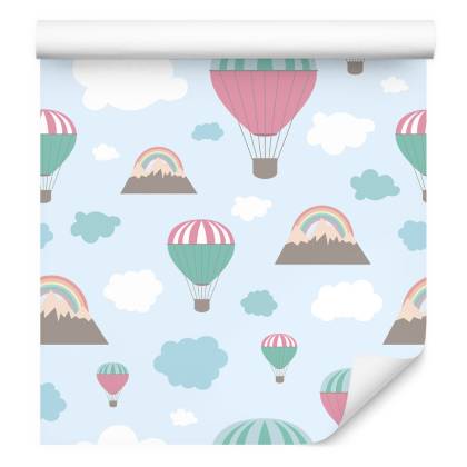 Tapeta Balony Nad Górami
