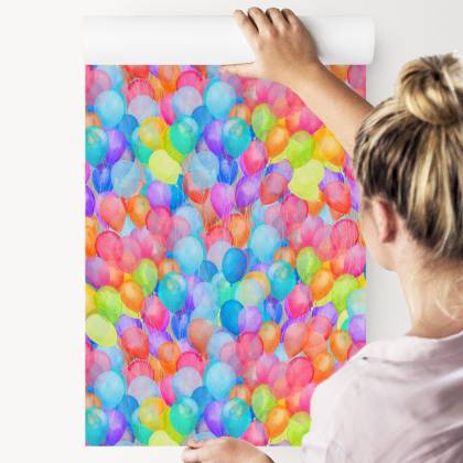 Tapeta Wielobarwne Balony