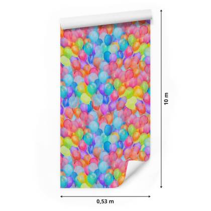 Tapeta Wielobarwne Balony