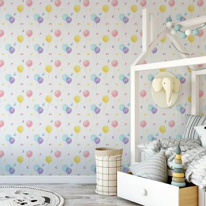 Tapeta Różnobarwne Balony