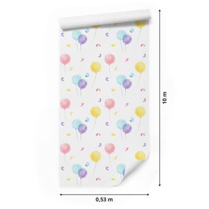Tapeta Różnobarwne Balony