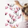 Tapeta Różowe Kwiaty Magnolii