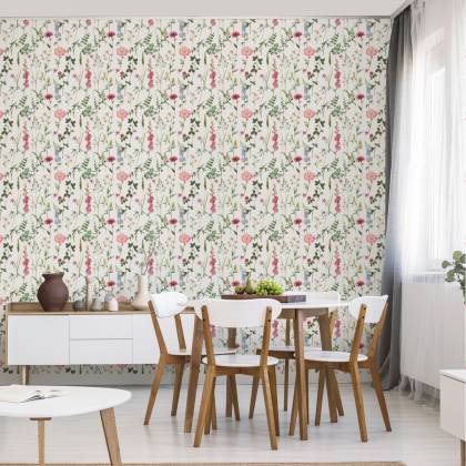 Tapeta Delikatne Polne Rośliny