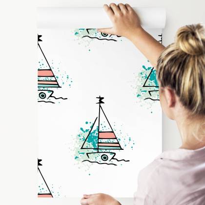 Tapeta Minimalistyczne Żaglówki