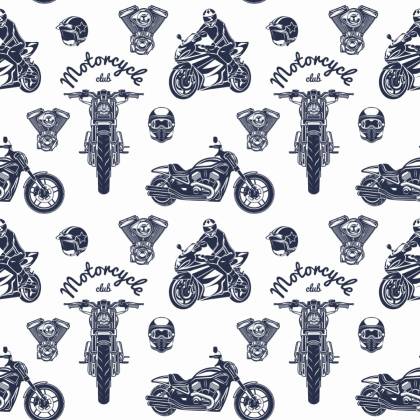 Tapeta Motocykle Retro Z Napisami