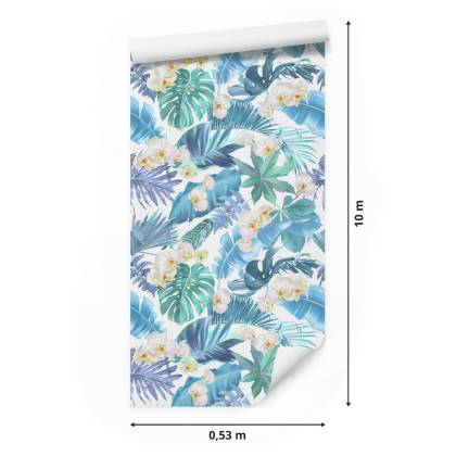 Tapeta Liście I Kwiaty Magnolii