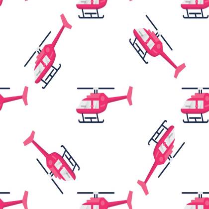 Tapeta Różowe Helikoptery
